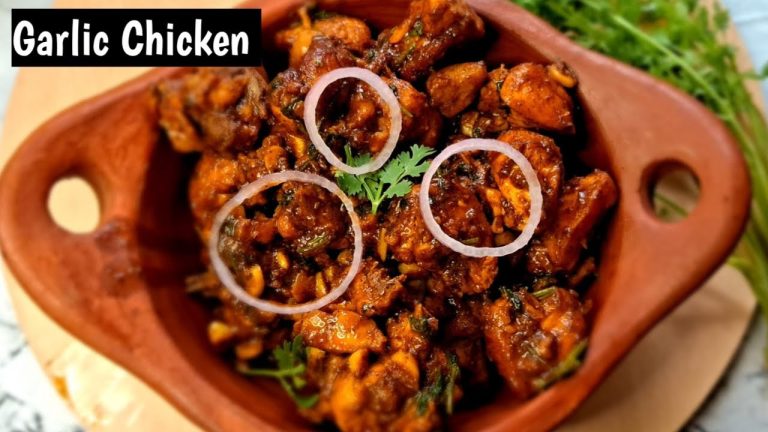 Try it once and the taste will be amazing || Garlic Chicken Recipe 😋