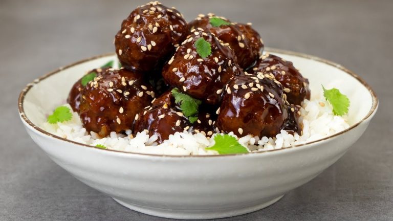 Korean BBQ Meatballs