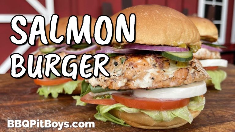 Salmon Fish Burgers at the Pit