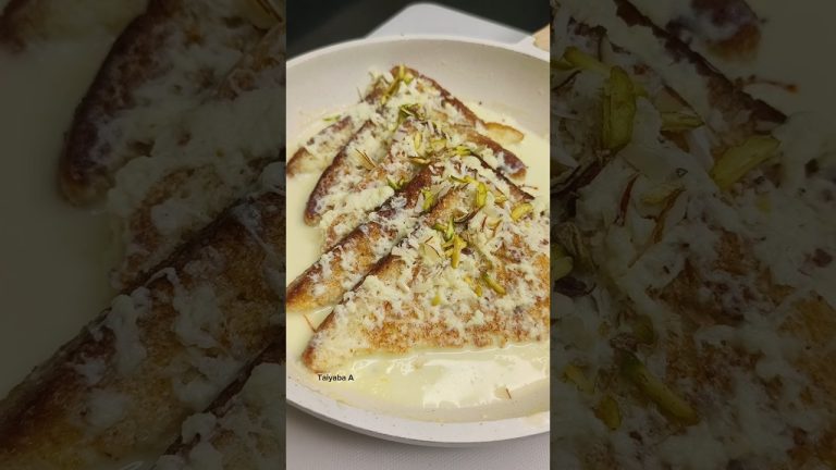 Simple 10 min Shahi Tukda Recipe #viral #sweet