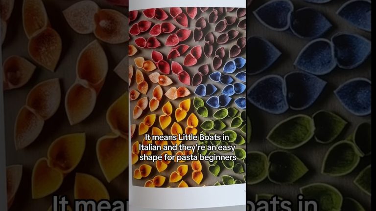 Barchette is one of my favorite pasta shapes to make by hand and perfect for a beginner! #freshpasta