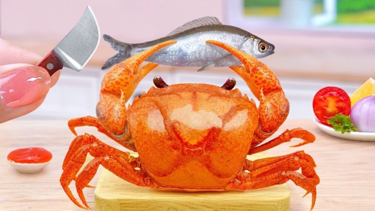 Mini Seafood Recipes 😋 How To Make Miniature Crab Rangoon Wontons 🦀