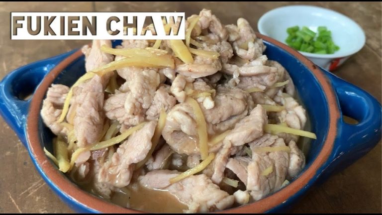 Confinement Food | Ginger Pork With Sweet Rice Wine | How To Cook Pork With Rice Wine
