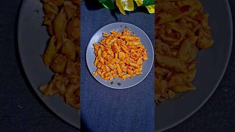 Spicy Red Chilli Pasta|#shorts #asmr