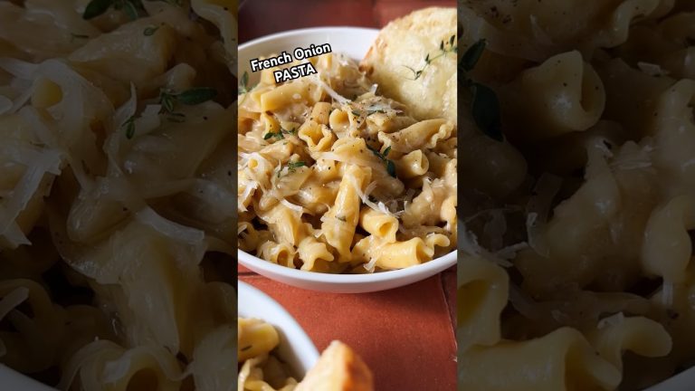 French Onion Soup 🤝 Pasta