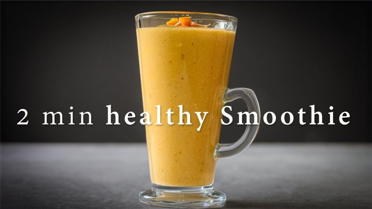 Banana Papaya Smoothie Recipe | Healthy 2 min smoothie for anytime