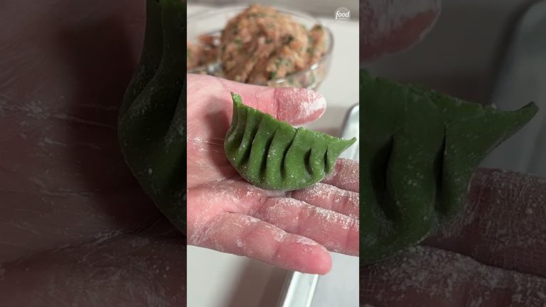 Pork Belly Dumplings with Crispy Lace by Mei Lin