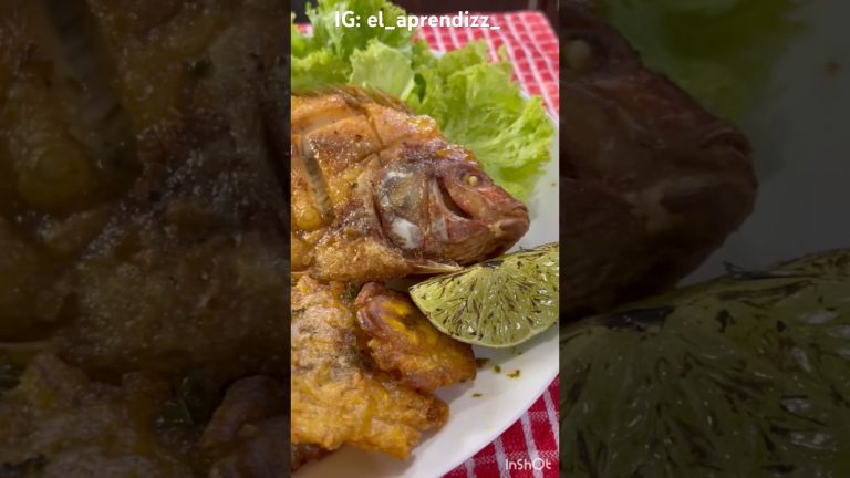 Pescado Frito #pescado #pescadofrito #tilapia #comidacatracha #comidahondureña #elaprendizz
