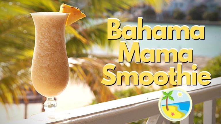 Bahama Mama Smoothie | Tropical Smoothie Cocktail Recipe | Frozen Cocktails