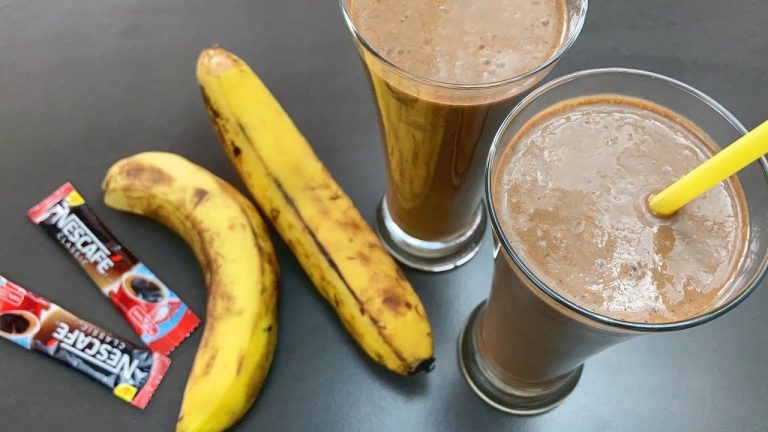 Coffee Banana Smoothie | Healthy Weight Loss Recipe | Quick & Easy Smoothie