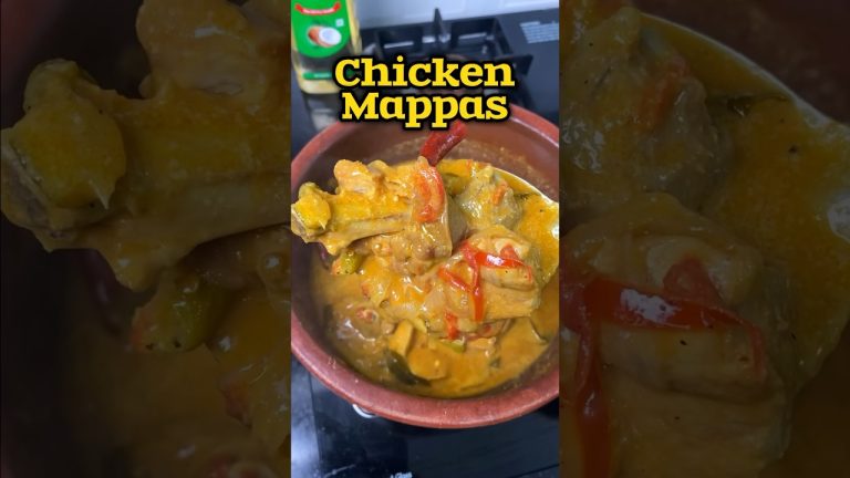 🍗🐔சிக்கன் மாப்பஸ்😋👌| Chicken Mappas recipe😋👌#chicken #mappas #shorts #lunch #curry