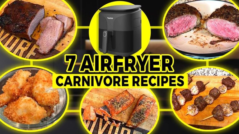 Try these air fryer recipes if you're looking to lose weight on a carnivore diet!