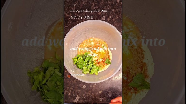 Spicy Fish- full recipe on www.feastingfood.com