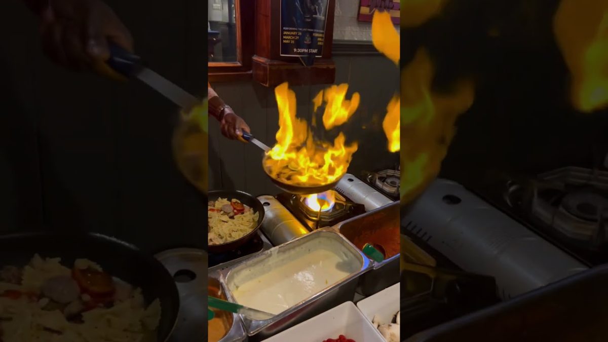 Flaming Pasta dish #pasta #pastarecipe #foodie #food #foodlover #foodblogger #italian #italianfood