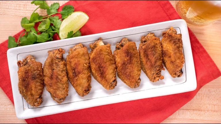 Fish Sauce Wings (3-Ingredient Recipe!) | Thai Recipes ปีกไก่ทอดนำ้ปลา