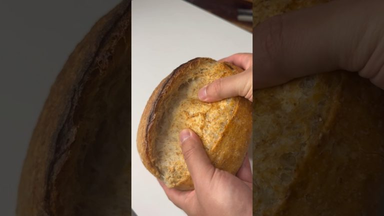 Sourdough bread ASMR #shorts