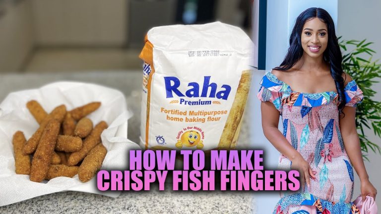 HOW TO MAKE CRISPY FISH FINGERS AT HOME || RAHA RECIPES WITH DIANA BAHATI