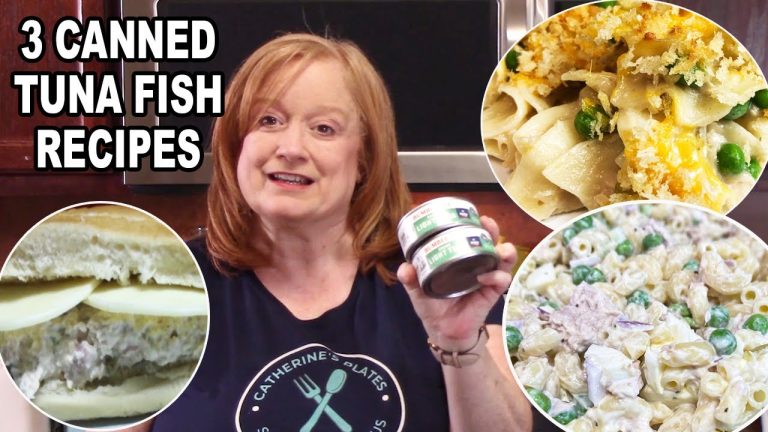 3 CANNED “TUNA FISH” Recipes
