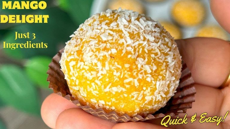 3-Ingredient Mango Delight : The Easiest & Most Delicious Dessert Recipe| Mango Recipes