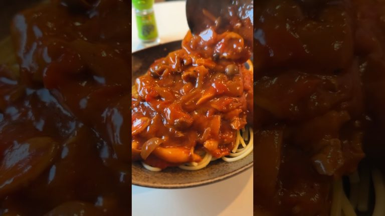 米粉ハヤシのスパゲッティうますぎ。#料理