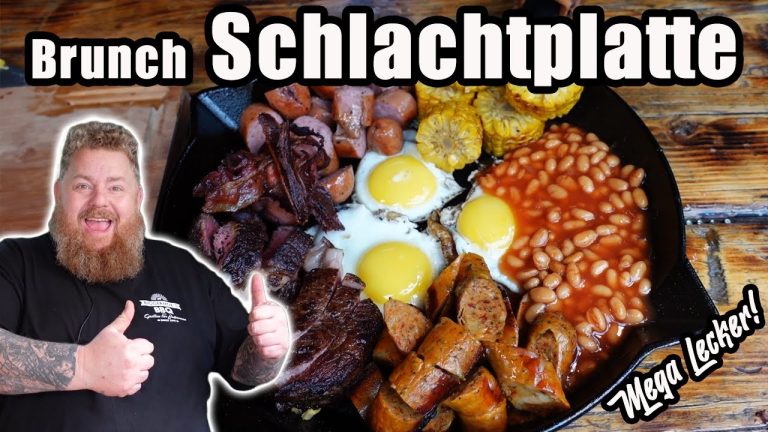 Brunch Schlachtplatte – Leckereien in der Gusspfanne / BBQ & Grillen für jedermann