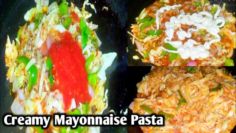 Creamy Mayonnaise  Pasta Recipe | Mayonnaise Pasta | Creamy Mayonnaise Macaroni Recipe  | Veg Pasta