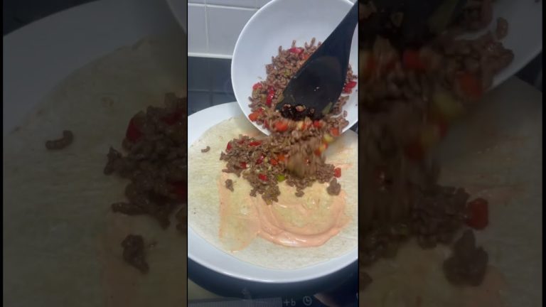 TERIYAKI BEEF WRAP | Air Fryer Recipe | High Protein Lunch #teriyaki #wrap #lunch #airfryerrecipes