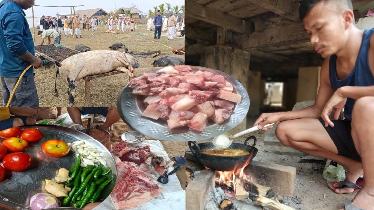 I made Pork Village Style Cooking ||  Cooked with vegetables and carrots