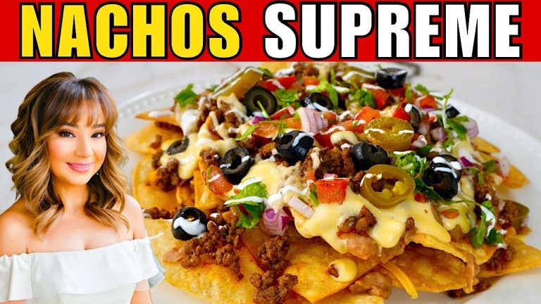 Beef Nachos Supreme | Best Homemade Nachos Recipe