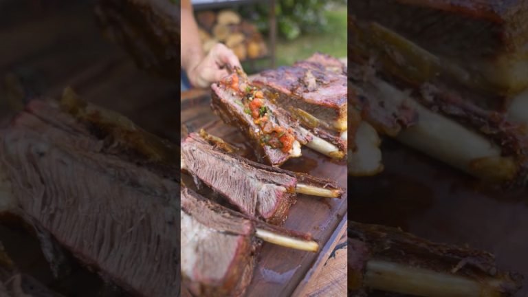 A esto lo llamamos perfección! Costillar ahumado 🔥