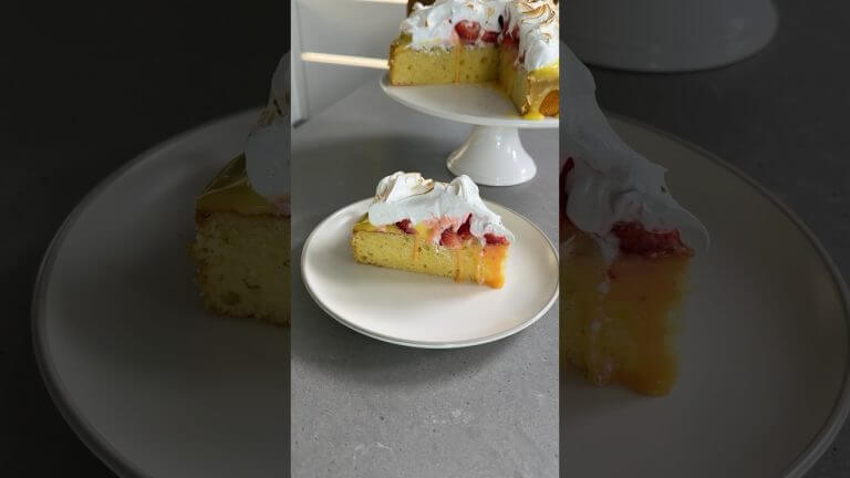 Meine neue Lieblingstorte 😳 Erdbeeren, Baiser &