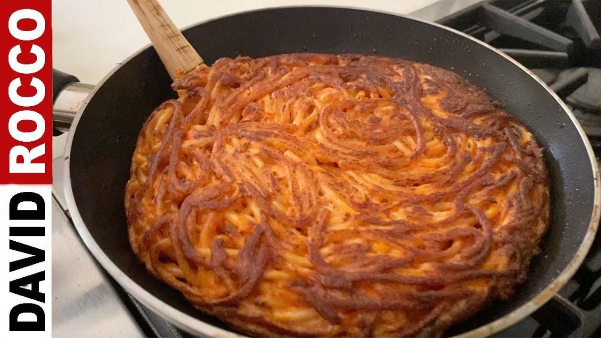 HOW TO MAKE: Frittata di Pasta or Pizza Pasta | David Rocco's Recipes