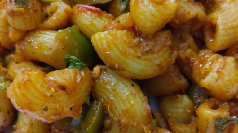 मसाला पास्ता बनें आसान तरीके से 10 mint # pasta recipe #tomato sauce recipe