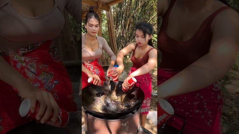 Coking fish with Coca Cola recipe #cooking #cook #food #shortvideo #fish