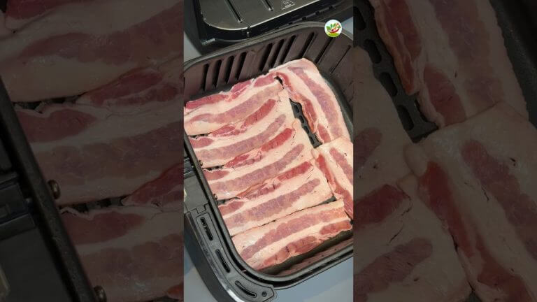 Crispy Bacon in Air Fryer #bacon #airfryer
