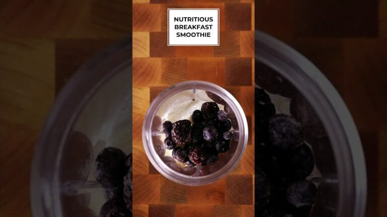 How to Make a Breakfast Smoothie|2 mins breakfast – Make a healthy breakfast smoothie #smoothie