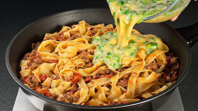 So lecker habe ich noch nie Pasta gegessen! Einfache Zutaten! Einfaches Rezept!