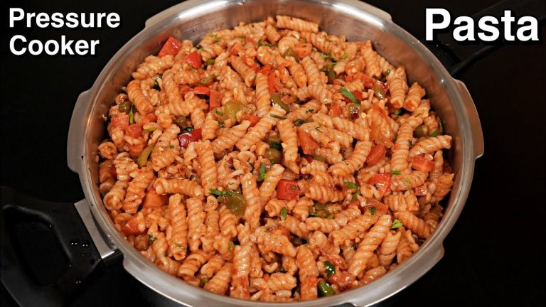 Pressure Cooker Pasta Recipe – Instant Pasta in just 10 Mins | Easy Pasta Recipe