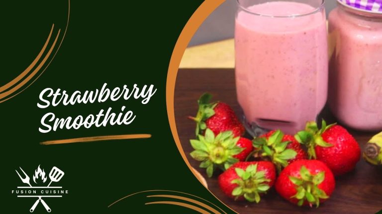 Strawberry Smoothie |Fusion Cuisine| Summer's Special Recipe