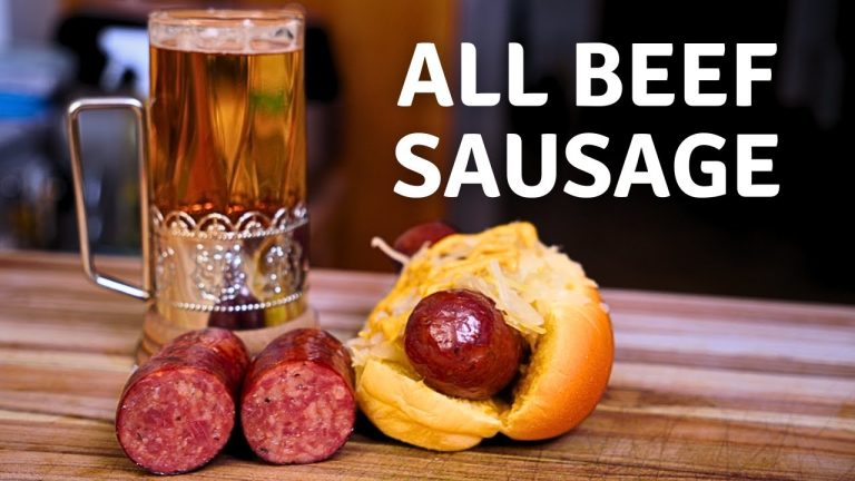 An All Beef Brisket Sausage That You Deserve | Knox Ave BBQ