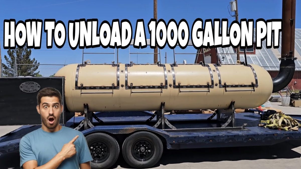 How To Unload A 1000 Gallon Offset Smoker – Smokin' Joe's Pit BBQ