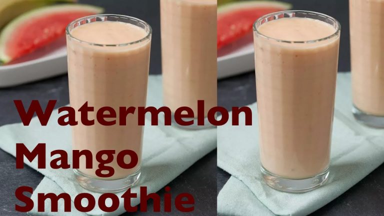 “How to Make a Refreshing Watermelon Banana Mango Smoothie | Delicious Summer Blend!” #smoothie