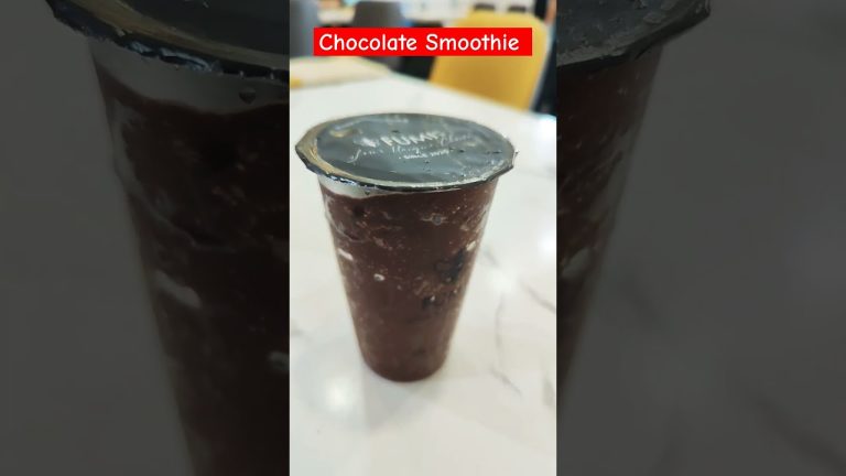 Chocolate Smoothie #chocolate #smoothie #milktea #india