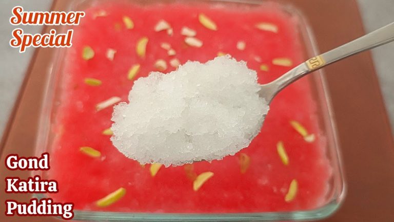 Gond Katira Recipe | Summer Sweet Recipes | Summer Dessert Recipes at Home | Summer Special Recipes