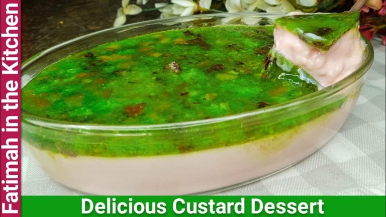 Custard Desert Recipe | Easy & Simple Custard Dessert | Delicious Custard Recipe
