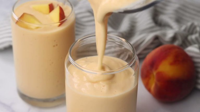 Easy Banana Peach Smoothie