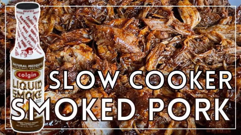 Best-Ever Crockpot Smoked Pulled Pork! | Simple to Make Slow Cooker Smoked BBQ Pork Roast Recipe