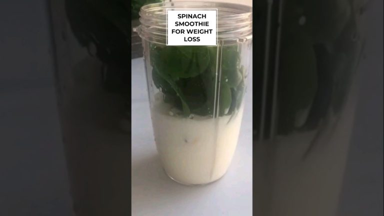 Spinach smoothie for weight loss|Weight loss smoothie#fatburner #loseweight #smoothie #shorts