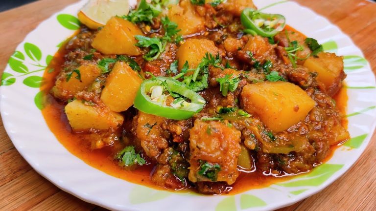 Dhaba Style Bilkul Asaan Mazedaar Aloo Qeema Recipe | Easy Beef Aloo Keema | Mutton Mince Recipe