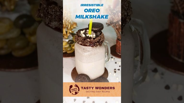 Oreo Milkshake | #Oreo #cookies #milkshake #smoothie #asmr #viral #tasty #food #easyrecipe